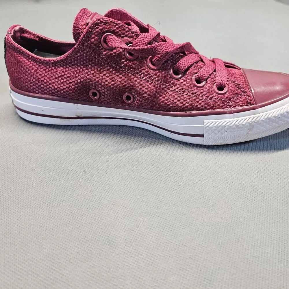 Converse Chuck Tailor All Star Ox Unisex 155420f-RHUBARB/WHITE/BROWN 7w/5m - Picture 6 of 10